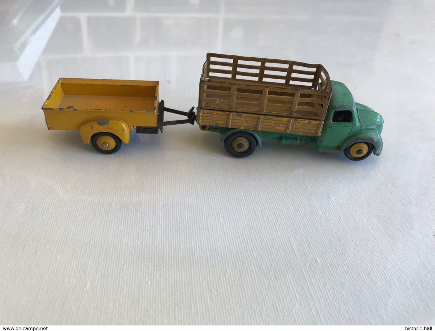 DINKY TOYS ENGLAND  / MECCANO - 343 - DODGE Maraicher & Remorque - Dinky