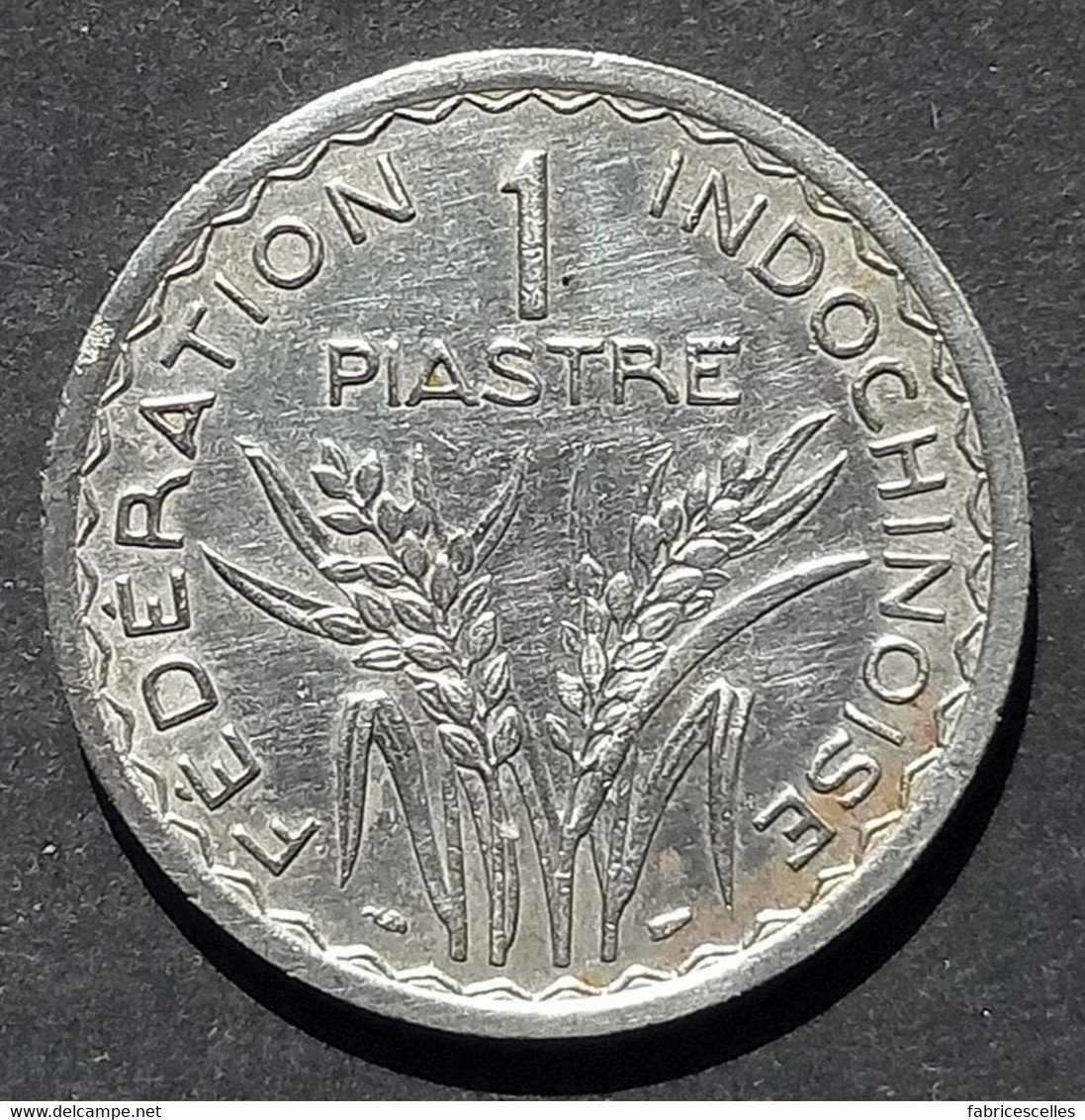 Indochine Française -  1 Piastre 1947 (modèle Fédération Indochinoise) - Französisch-Indochina