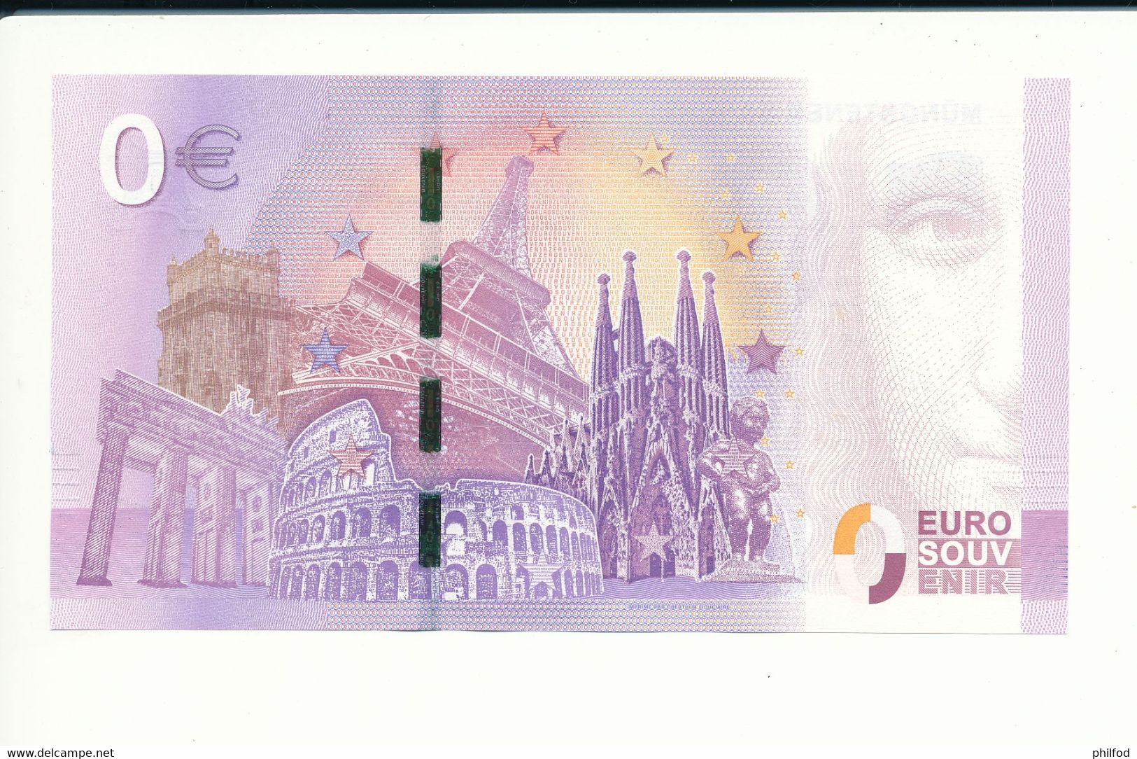 Billet Souvenir - 0 Euro - XEMA - 2017-1 - MÜNGSTENER BRÜCKE - N° 7363 - Billet épuisé - Kilowaar - Bankbiljetten