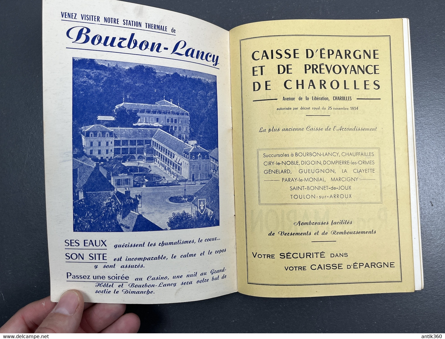 Ancien Programme Congrès Fédération Musicale Saone Et Loire Festival De Musique Bourbon Lancy 1955 Musique Royale Belge - Programs