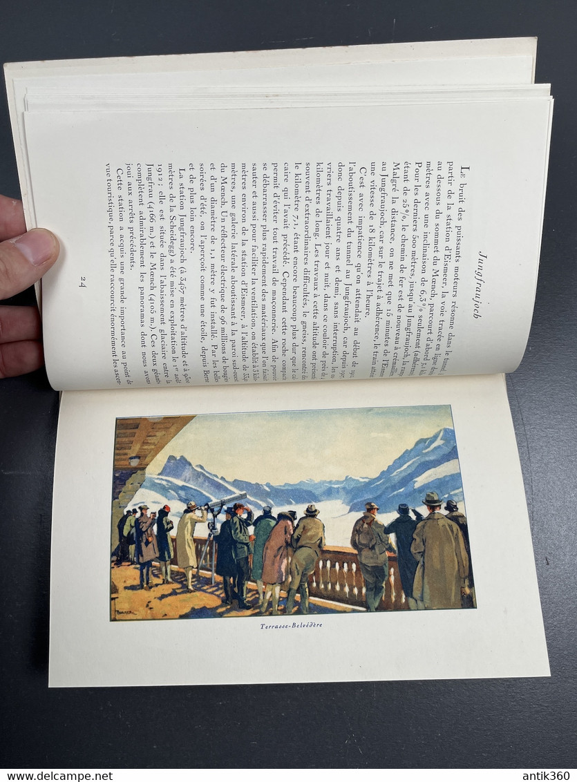 Ancien Livret Histoire Chemin de Fer de la Jungerau Suisse