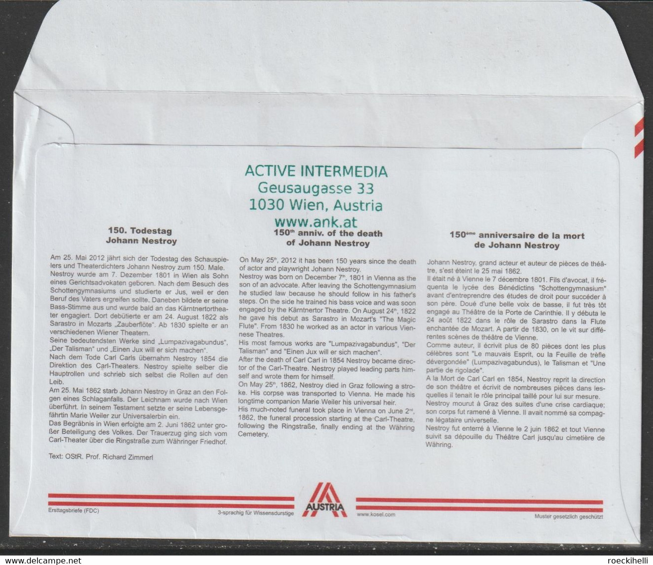 2021 - ÖSTERREICH -  Bedarfsbeleg, Gelaufen V. Wien Nach 4040 Linz  (at 10062) - Covers & Documents
