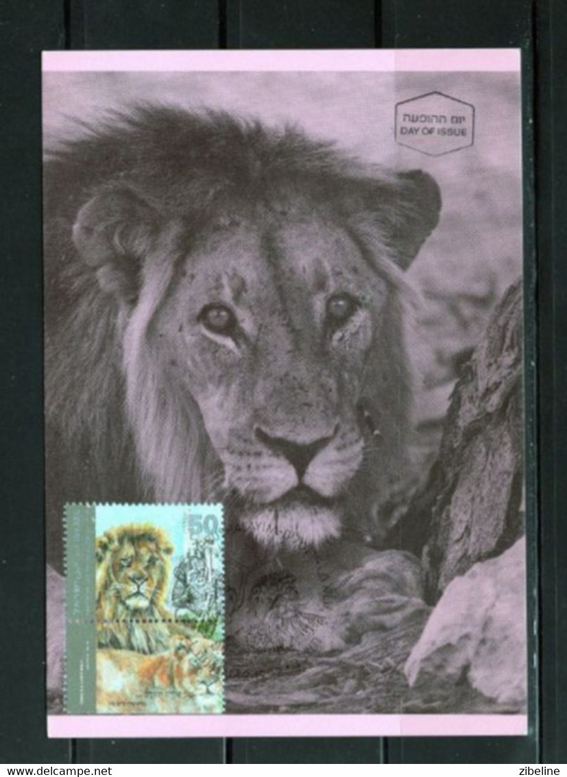 ISRAEL LION FDC - Tarjetas – Máxima