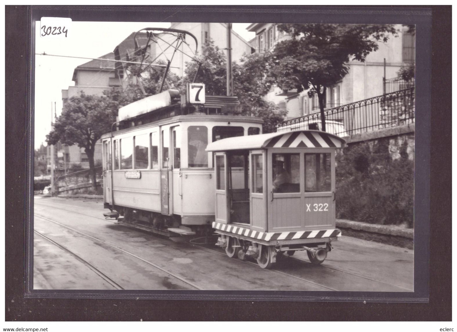 FORMAT 10x15cm - TN - TRAMWAY NEUCHATEL - REPRO ANNEES 70 - LEUTWILER VERLAG - TRAIN - BAHN - TB - Wiler Bei Utzenstorf