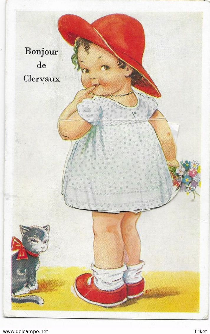 - 2524 - CLERVAUX  Bonjour  ( Carte A Themes Avec Petite Images  2 Scans ) - Clervaux