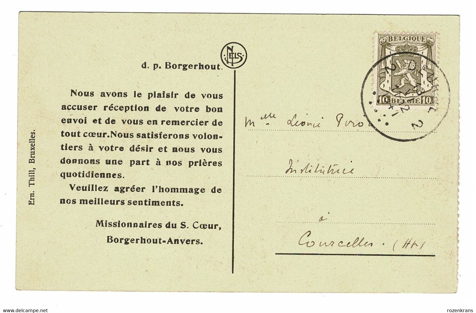 Belgisch Congo Belge Mission De Coquilhatville Poste De Flandria - Congo Belge