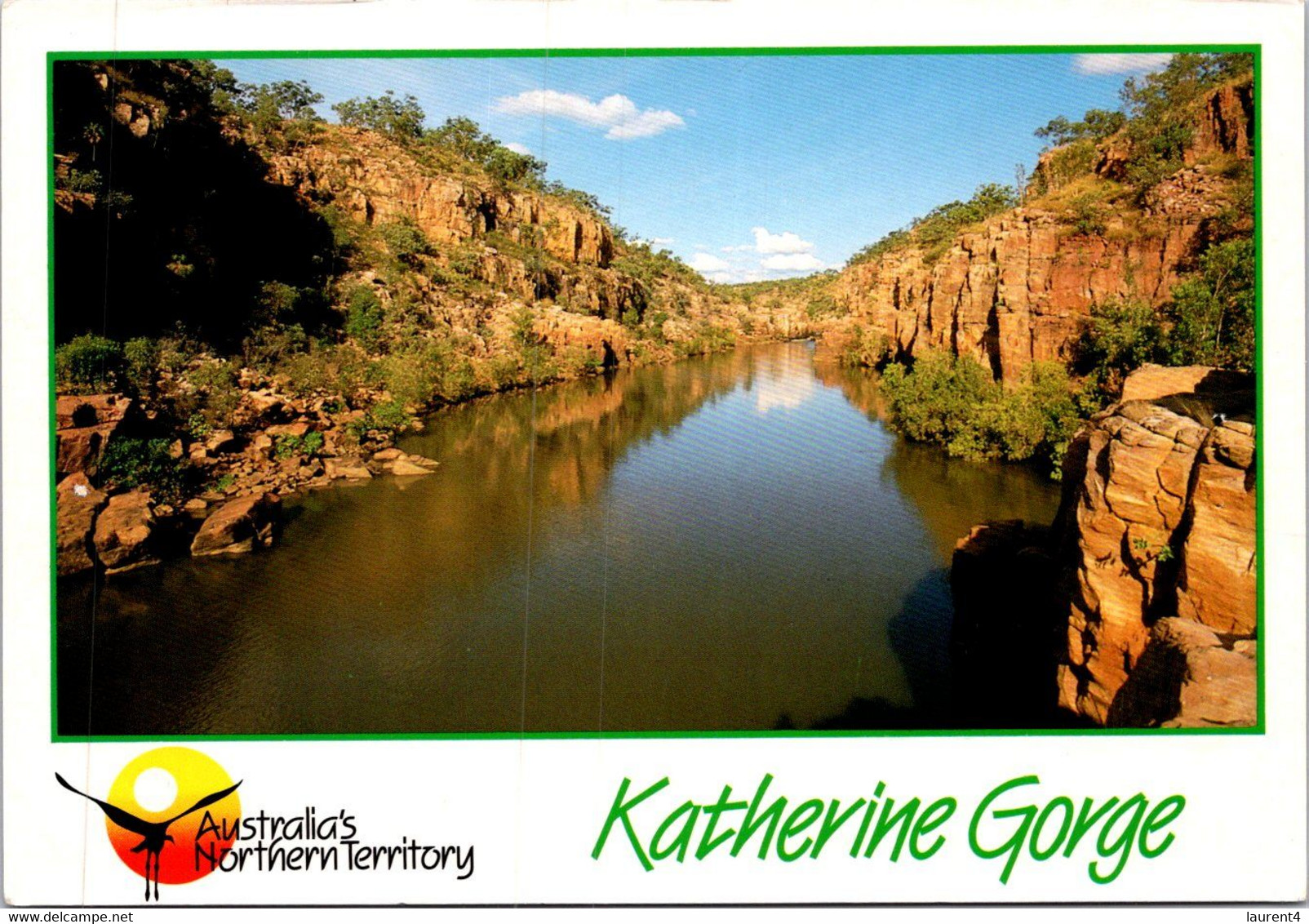 (1 K 14) (OZ) Australia - NT - Katherine Gorge  - Posted With 2 Stamps ! - Katherine