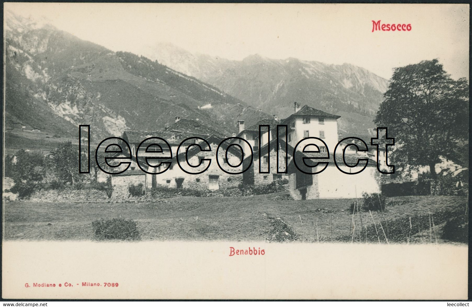 Suisse - GR Benabbia - Mesocco - Mesocco