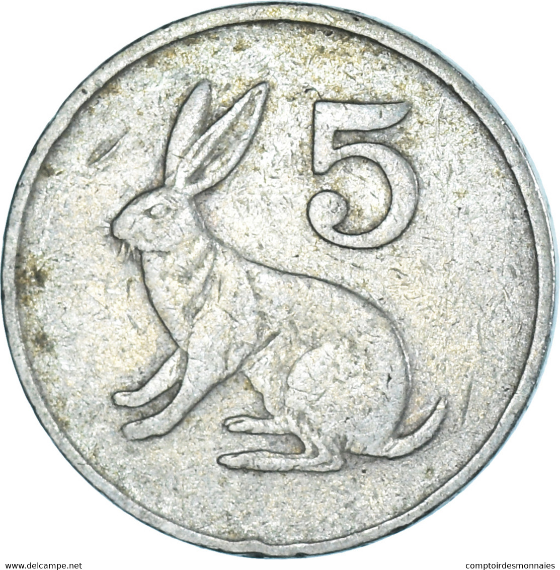 Monnaie, Zimbabwe, 5 Cents, 1980 - Zimbabwe