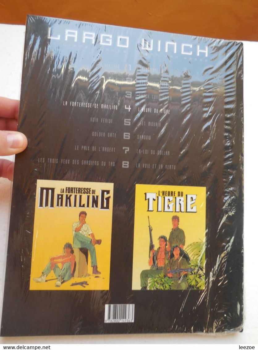 BD Largo Winch Grand Format édition Le Soir, T4. La Forteresse De Makiling - L'heure Du Tigre, Neuf....PIN01.22 - Largo Winch