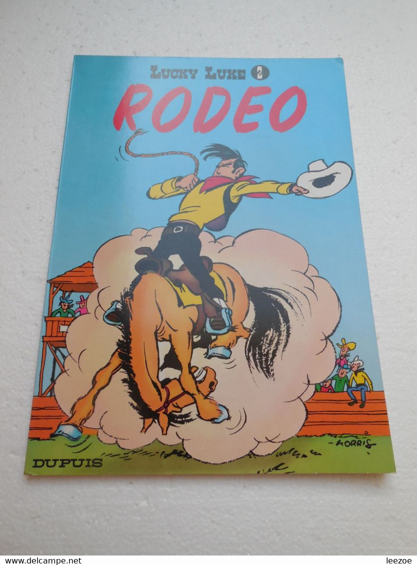 BD Lucky Luke Rodéo 1967 Avec Dessin Attaque De Diligences ..PIN01.22 - Lucky Luke