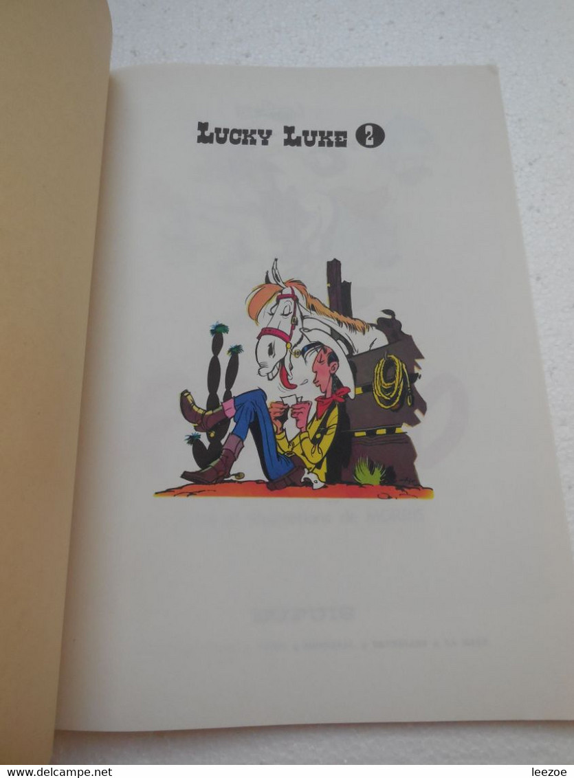 BD Lucky Luke Rodéo 1967 Avec Dessin Attaque De Diligences ..PIN01.22 - Lucky Luke