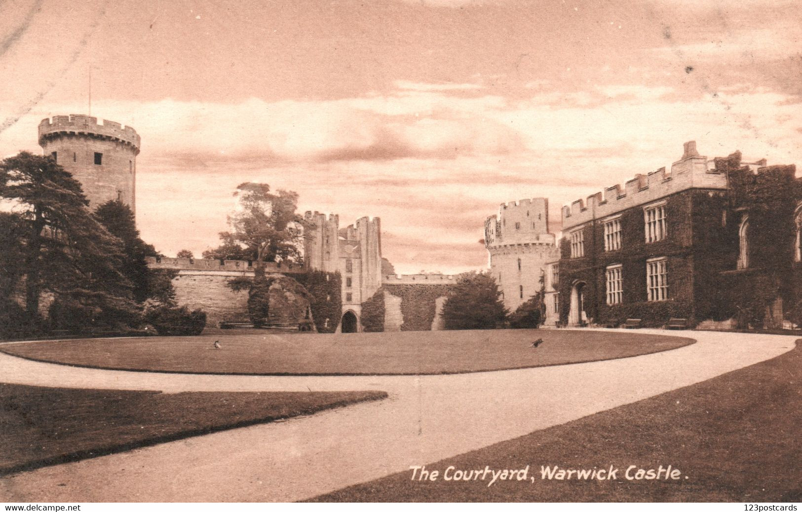 UK - Warwick - The Courtyard, Warwick Castle - Warwick