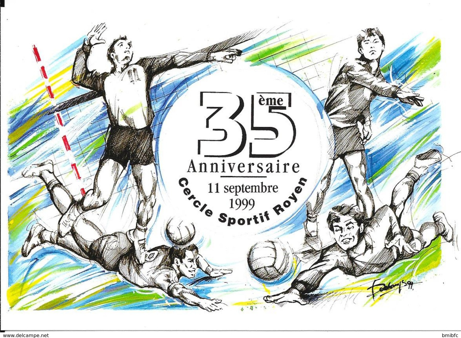 35ème Anniversaire 11 Septembre 1999 - Cercle Sportif Royen (Volley Ball) - Tirage Limité 500 Exemplaires - Volleybal