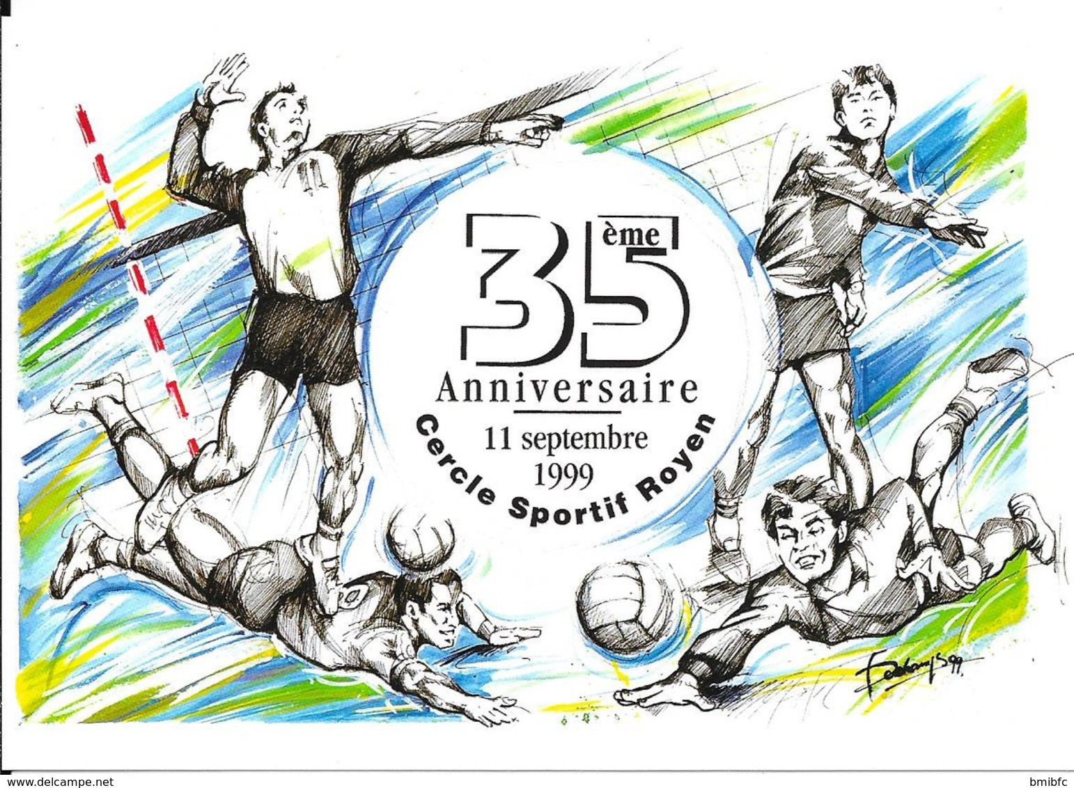 35ème Anniversaire 11 Septembre 1999 - Cercle Sportif Royen (Volley Ball) - Tirage Limité 500 Exemplaires - Voleibol