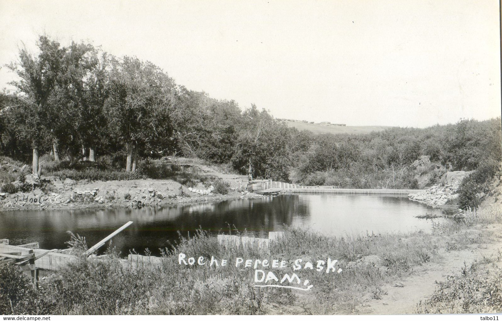 Canada - Sask - Roche Percé- Dam - (Photo By J. Hool Très Certainement) - Autres & Non Classés