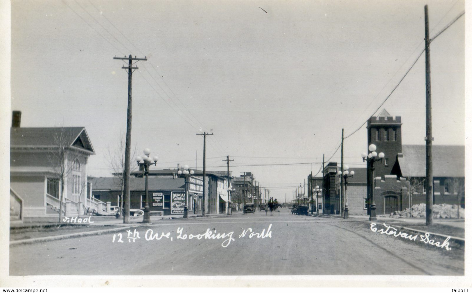 Canada - Estevan Sask - 12 Th Avenue Looking North - Photo By J. Hool - Andere & Zonder Classificatie