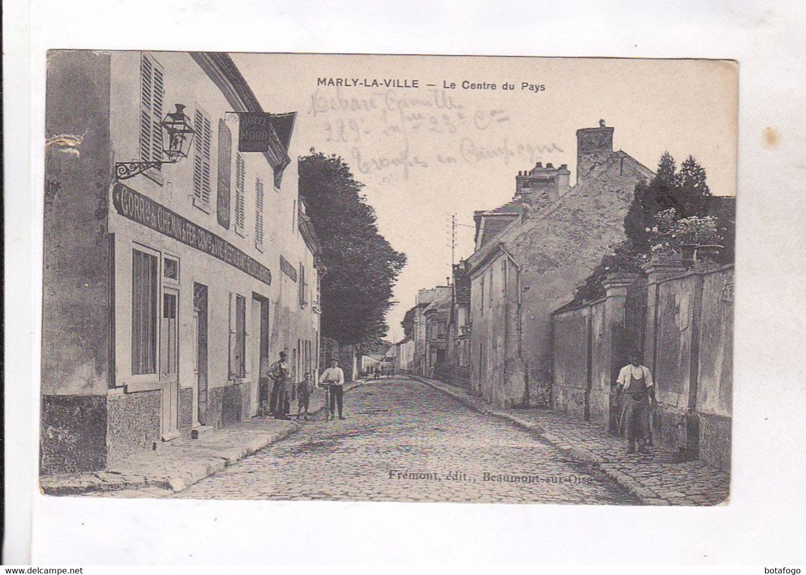 CPA DPT 95 MARLY LA VILLE , LE CENTRE DU PAYS En 1914! - Marly La Ville