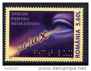 ROMANIA 2007 Aid For The Blind  MNH / **.  Michel 6251 - Nuevos