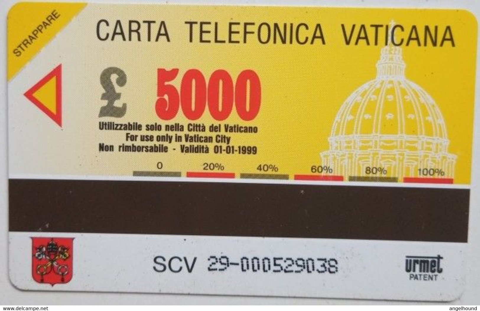 Vatican 5000 Lira " Musei Vaticani - Berlina  ( Glossy )  MINT - Vaticano