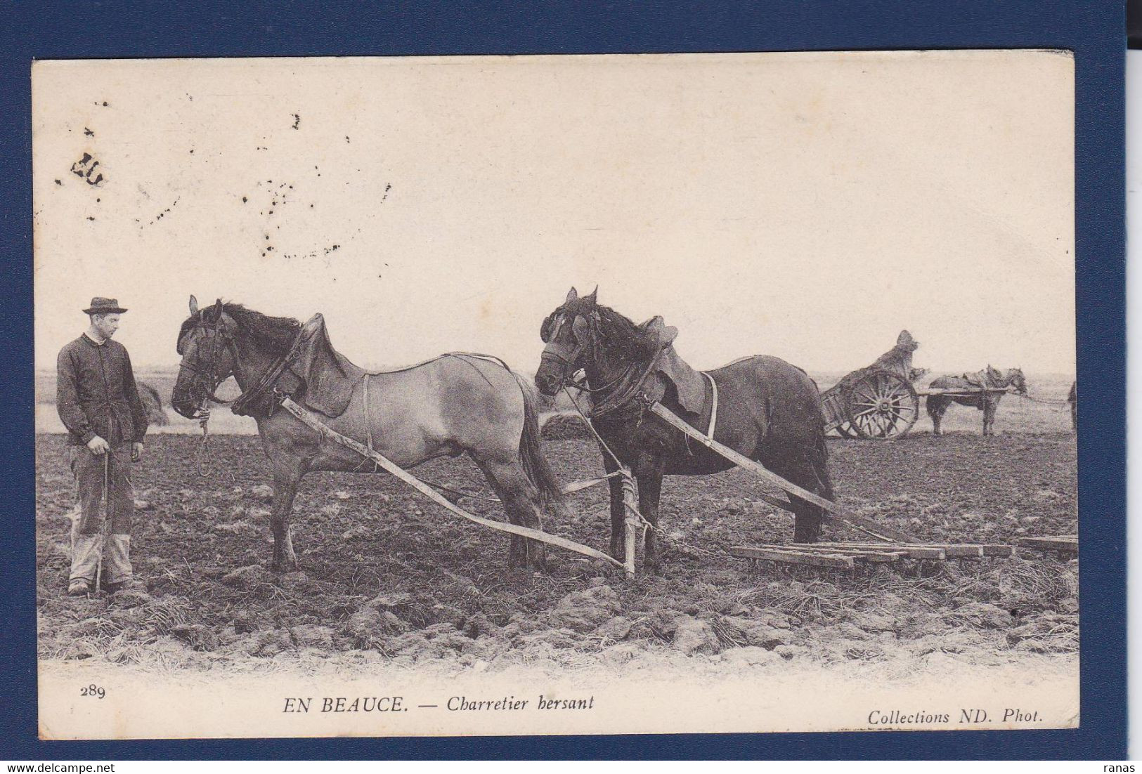 CPA En Beauce N° 289 Métier Circulé - Other & Unclassified