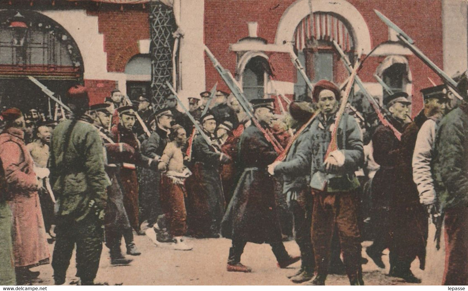 CPA CHINE TIENTSIN  1912 EXECUTION ON THE WAY  BANDITS CHINOIS - China