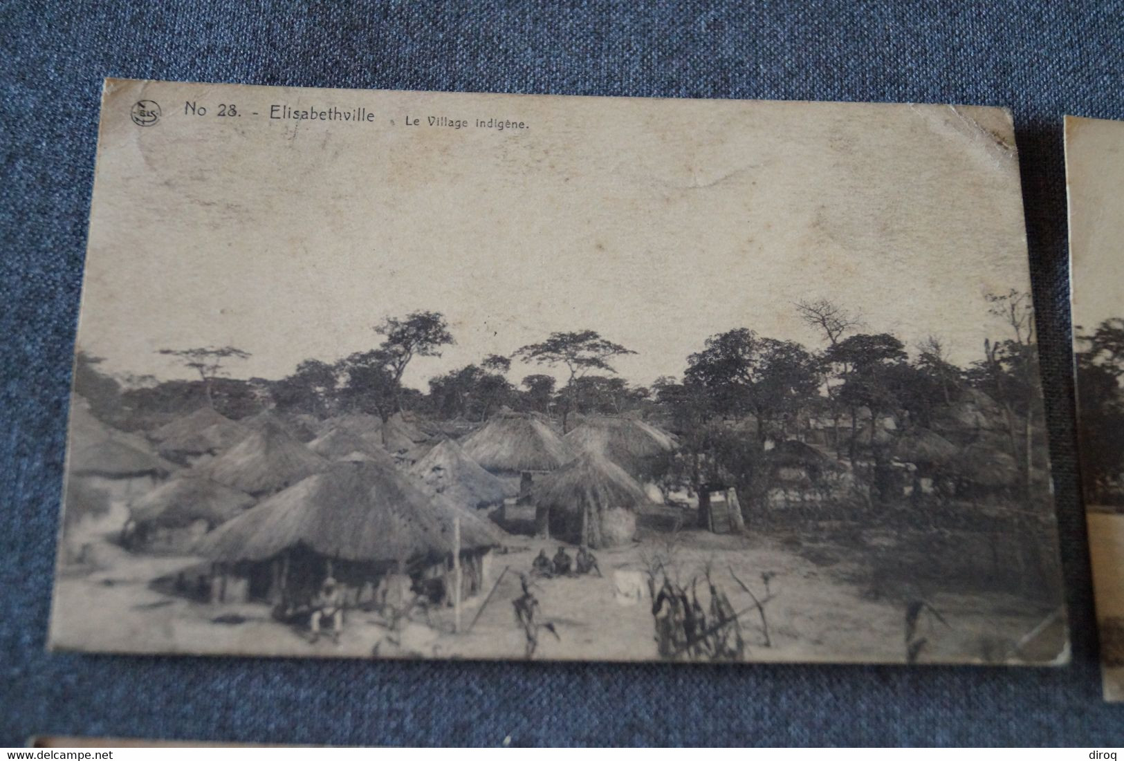 Lot De 4 Anciennes Cartes Postales Congo Belge, Elisabethville - Belgian Congo