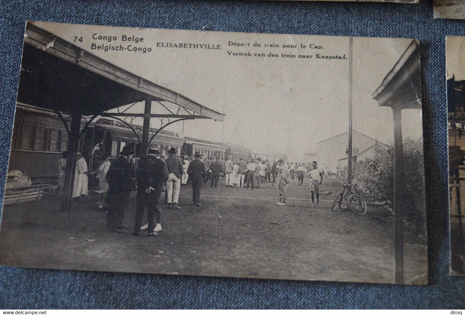 Lot De 4 Anciennes Cartes Postales Congo Belge, Elisabethville - Belgisch-Kongo