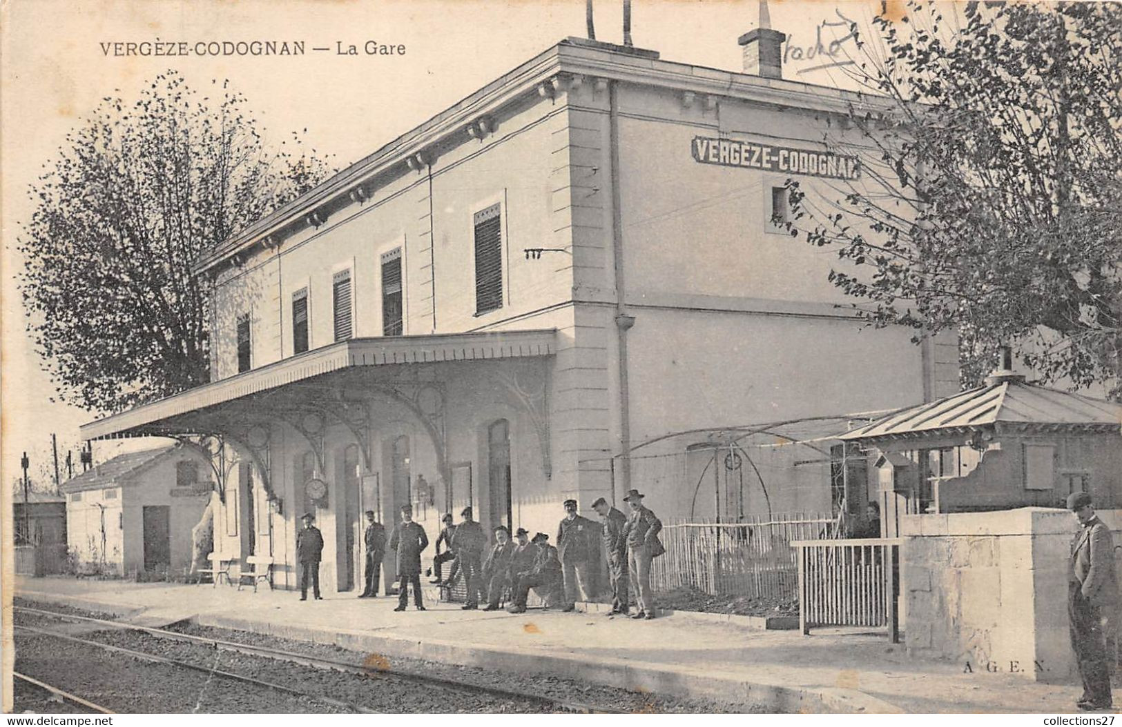 30-VERGEZE-CODOGNAN- LA GARE - Autres & Non Classés