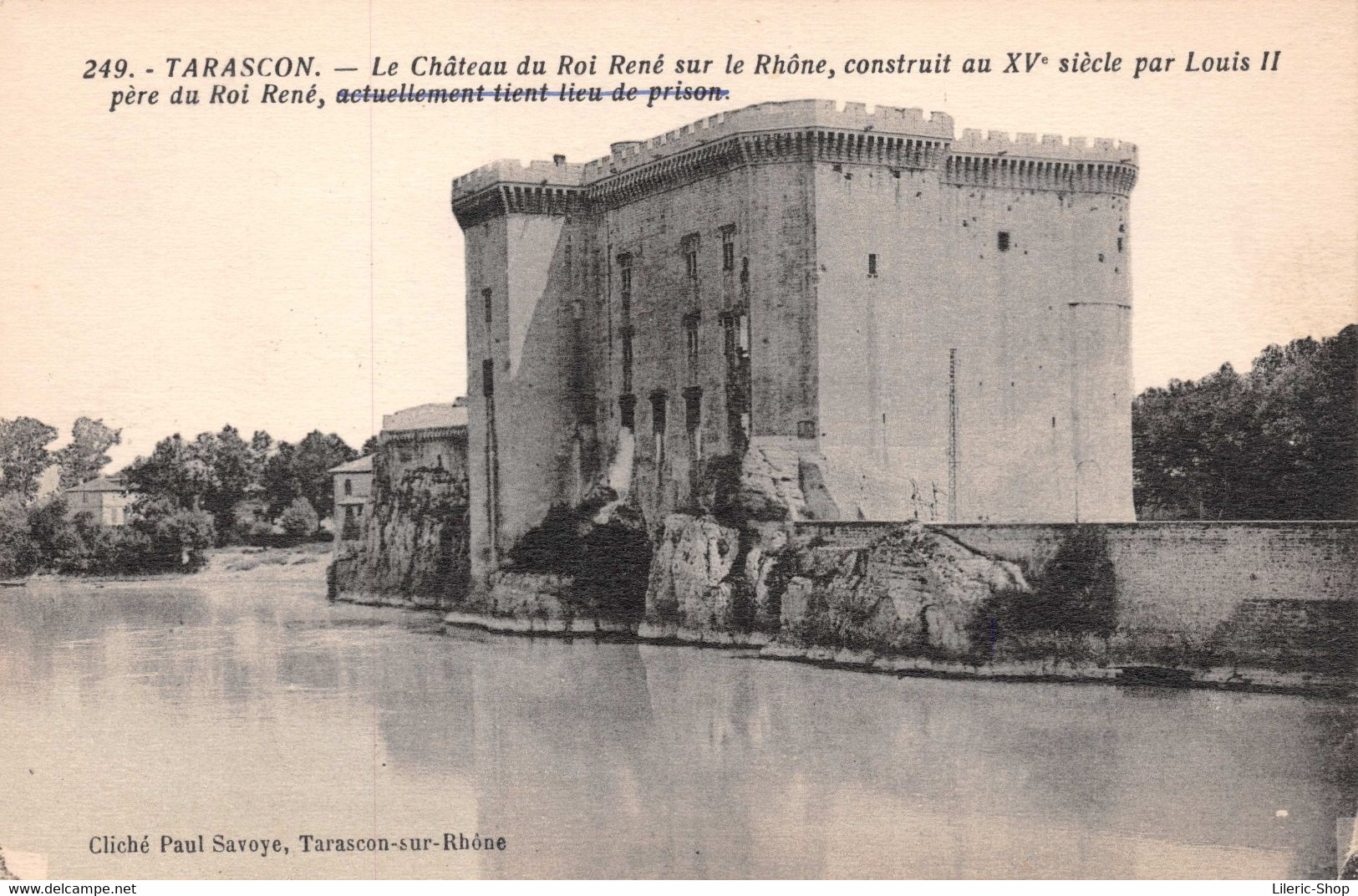 [13] TARASCON - Lot De 4 Cpa  - Château Du Roi René Et Une Vue Générale Prise Du Château De Montmorency à Beaucaire ♥♥♥ - Tarascon
