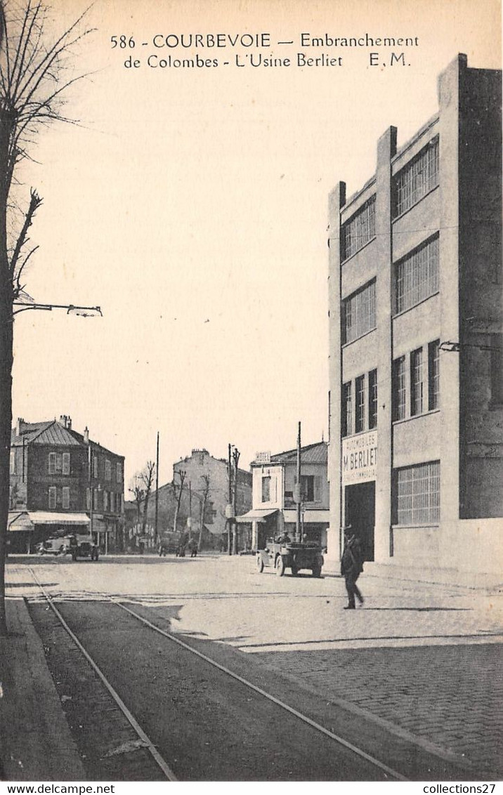 92-COURBEVOIE-EMBRANCHEMENT DE COLOMBES - L'USINE BERLIET - Courbevoie