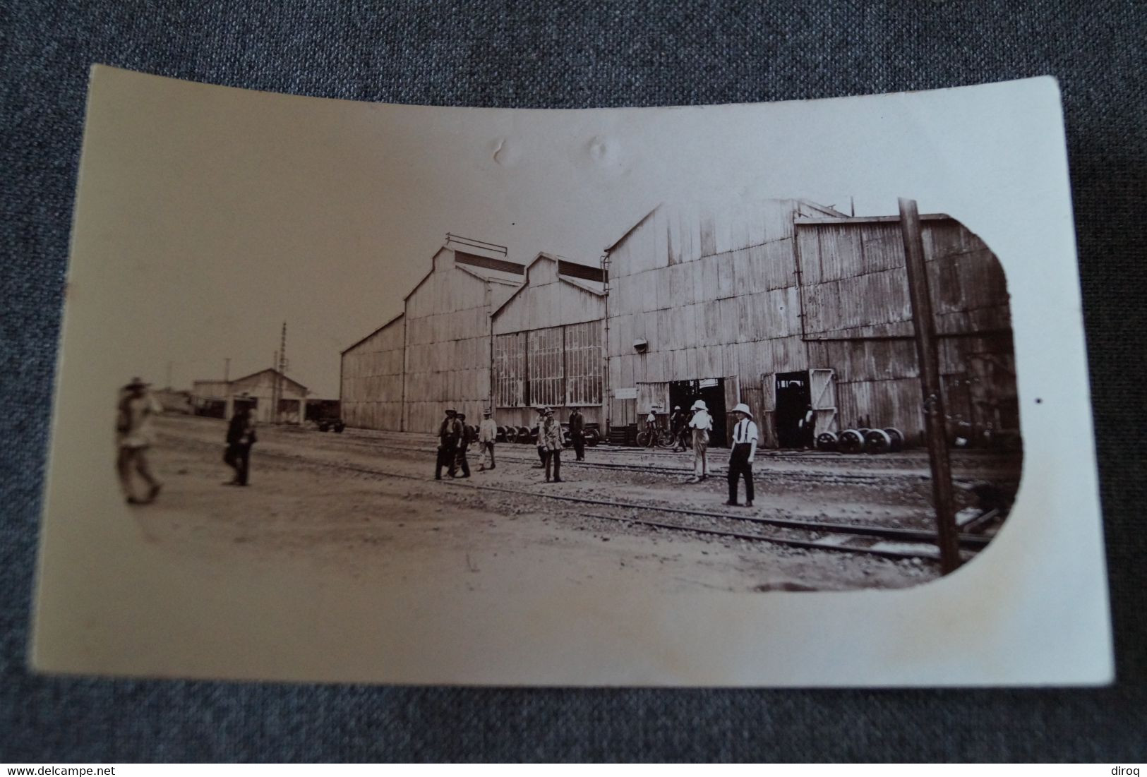 Congo Belge; 1925 ,Chemin De Fer,environs D'Elisabethville,ancienne Photo  Originale,Train,locomotive,animé,13/8 Cm. - Afrique