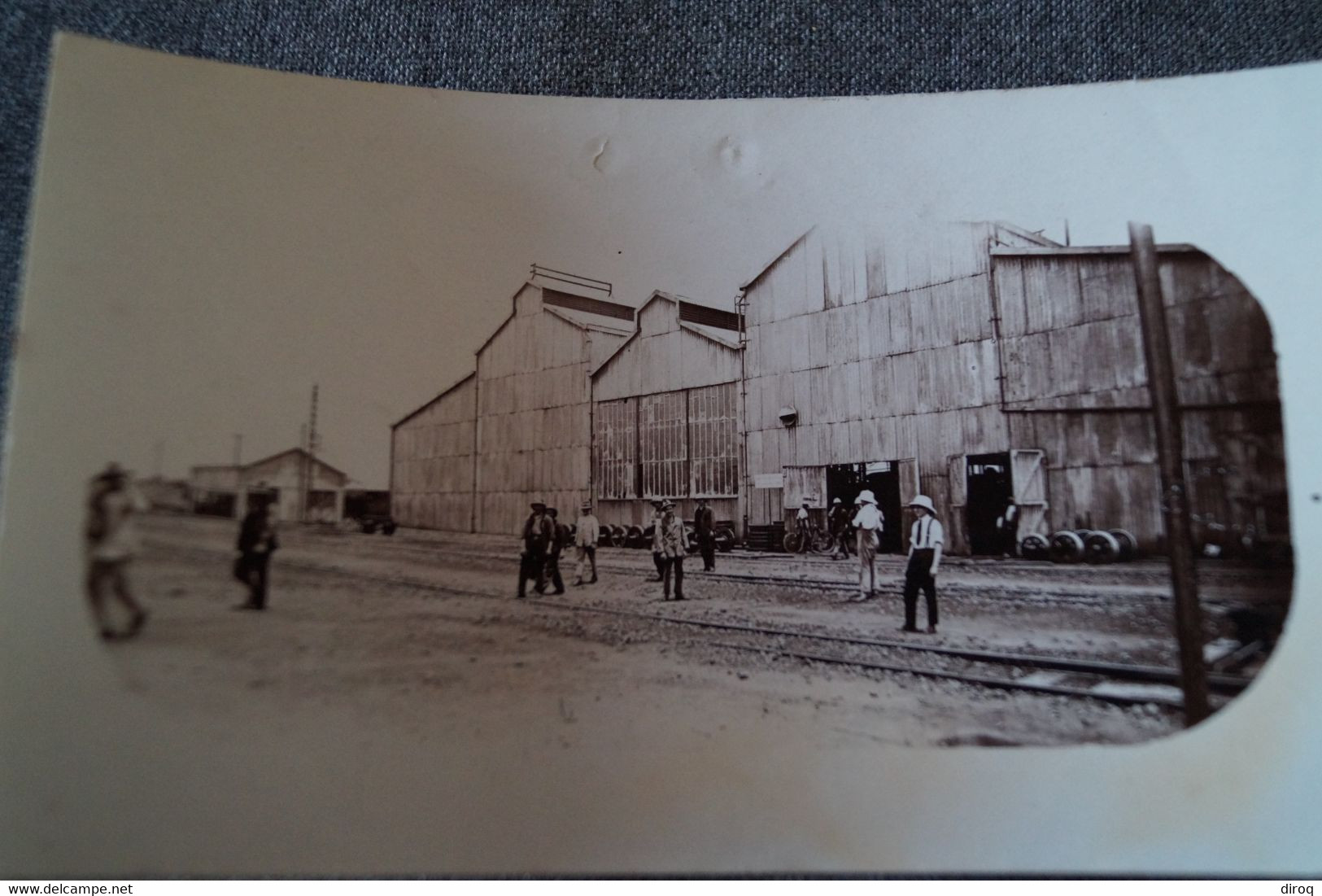 Congo Belge; 1925 ,Chemin De Fer,environs D'Elisabethville,ancienne Photo  Originale,Train,locomotive,animé,13/8 Cm. - Afrika