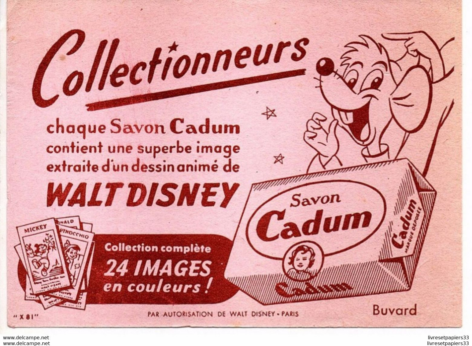 Buvard Savon Cadum - Perfume & Beauty