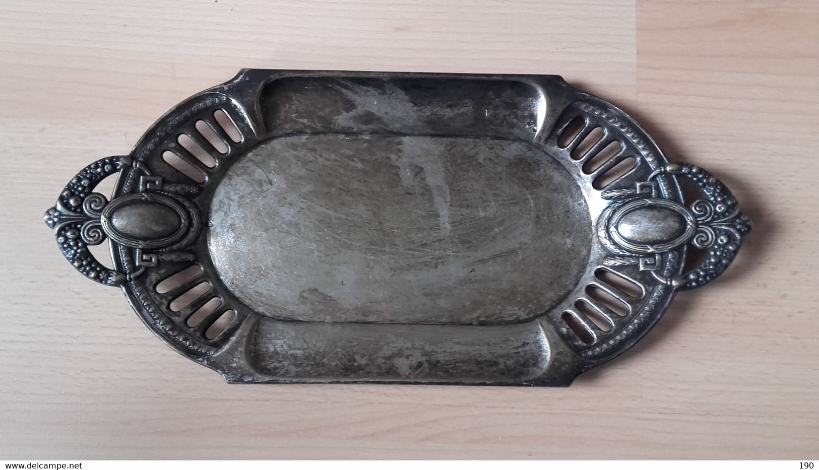 Metal Tray(salver) - Art Nouveau / Art Déco