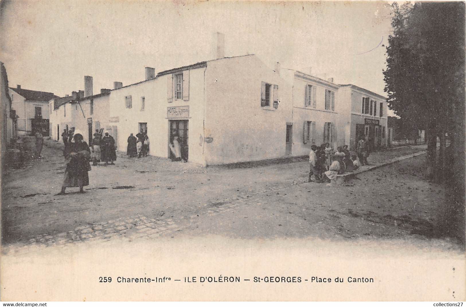 17-ILE D'OLERON- ST-GEORGES- PLACE DU CANTON - Ile D'Oléron