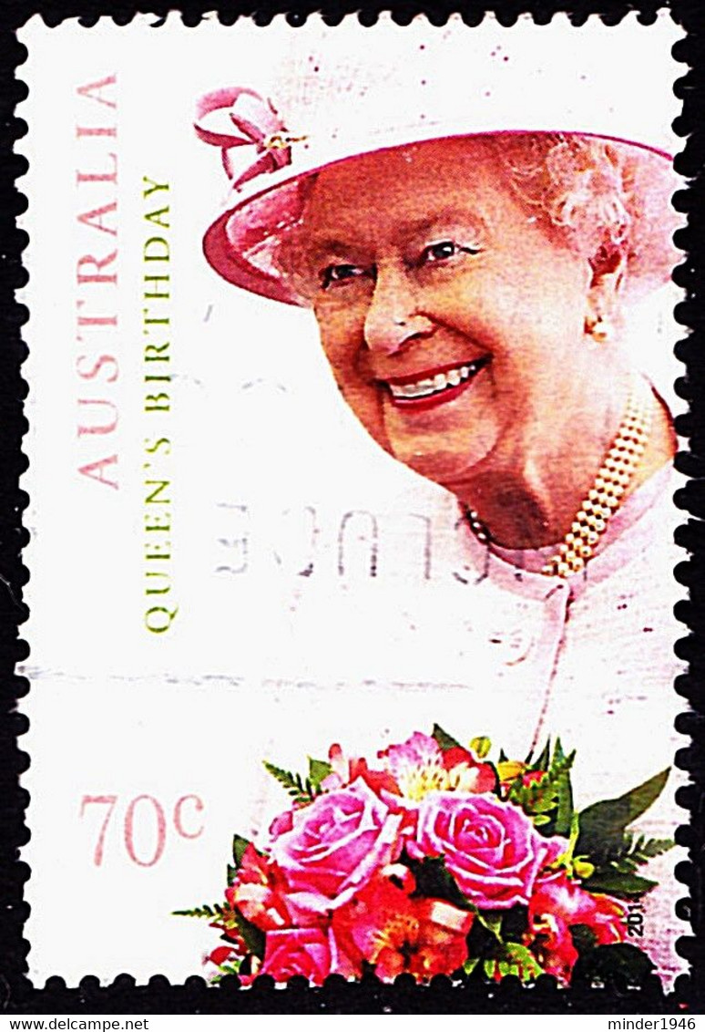 AUSTRALIA 2014 QEII 70c Multicoloured, Queen Elizabeth's Birthday FU - Used Stamps