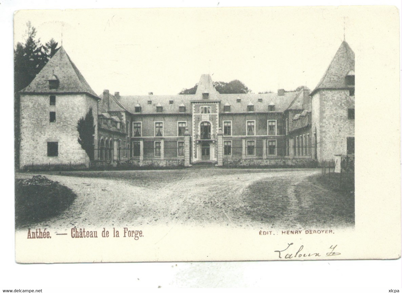 Anthée Château De La Forge ( Carte 1900 ) - Onhaye