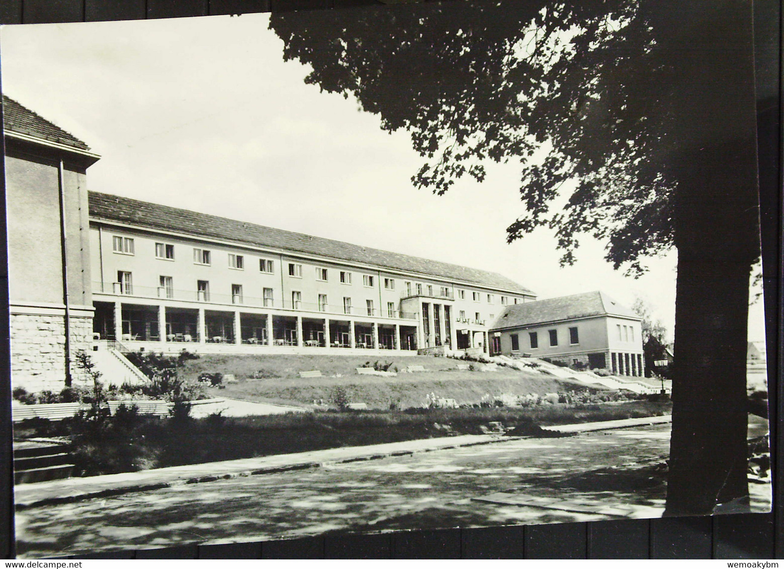 Ansichtskarte Von Bad Berka (Thür.) Mit FDGB-Sanatorium Mit 10 Pf Ulbricht SoSt. Vom 17.2.62 Nach Rostock - Bad Berka