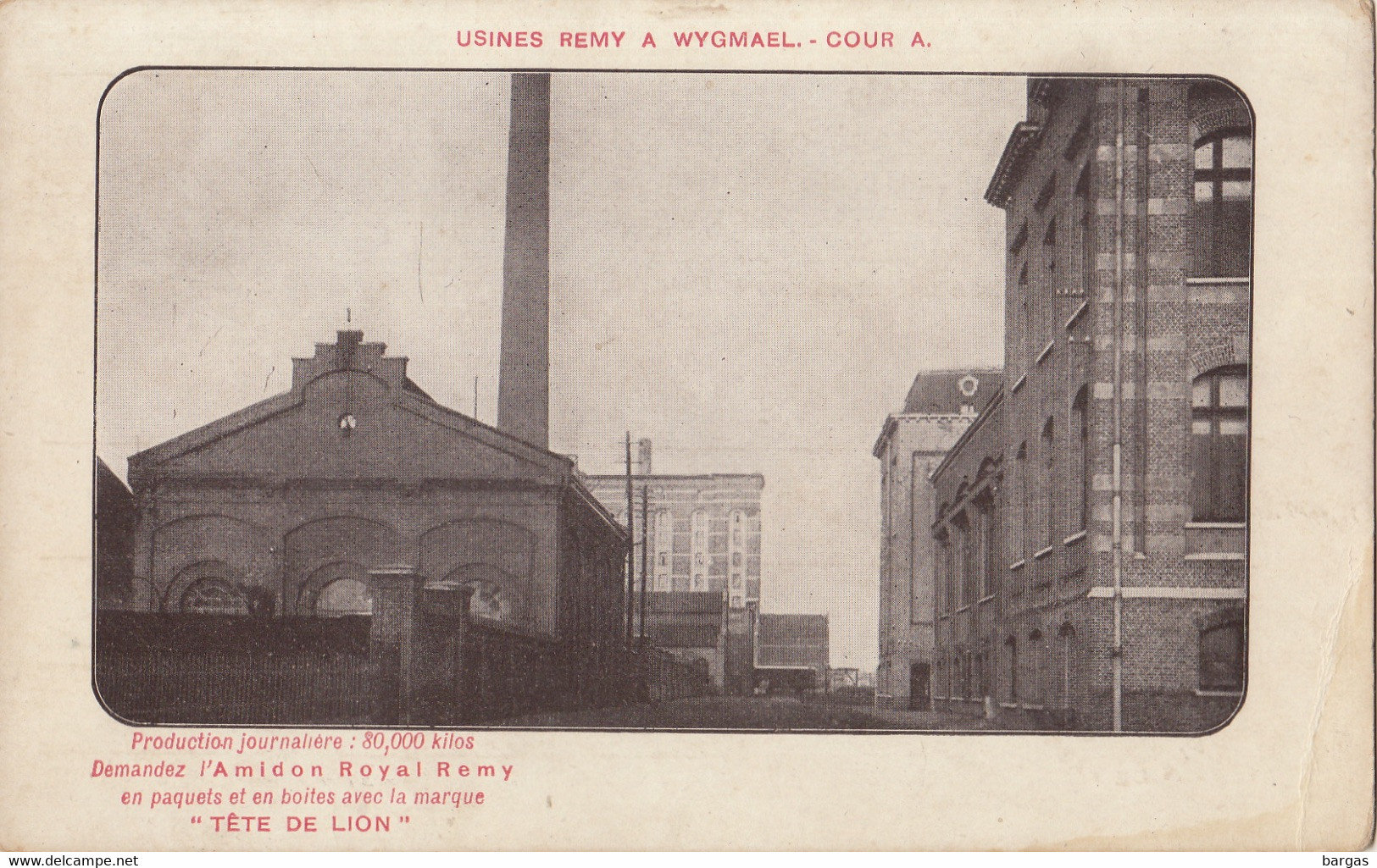Carte Postale Usine Remy à Wygmael Cour A - Leuven