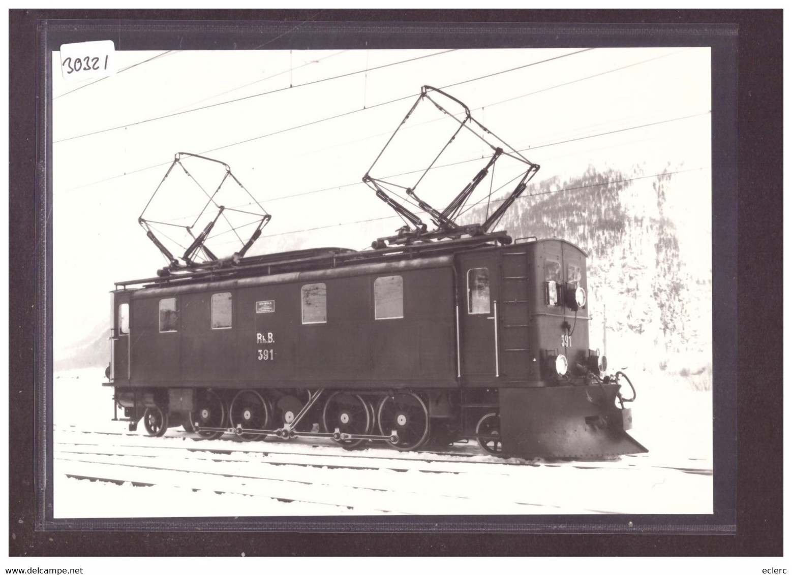 FORMAT 10x15cm - RhB - RHÄTISCHEN BAHN - REPRO ANNEES 70 - LEUTWILER VERLAG - TRAIN - BAHN - TB - Wiler Bei Utzenstorf