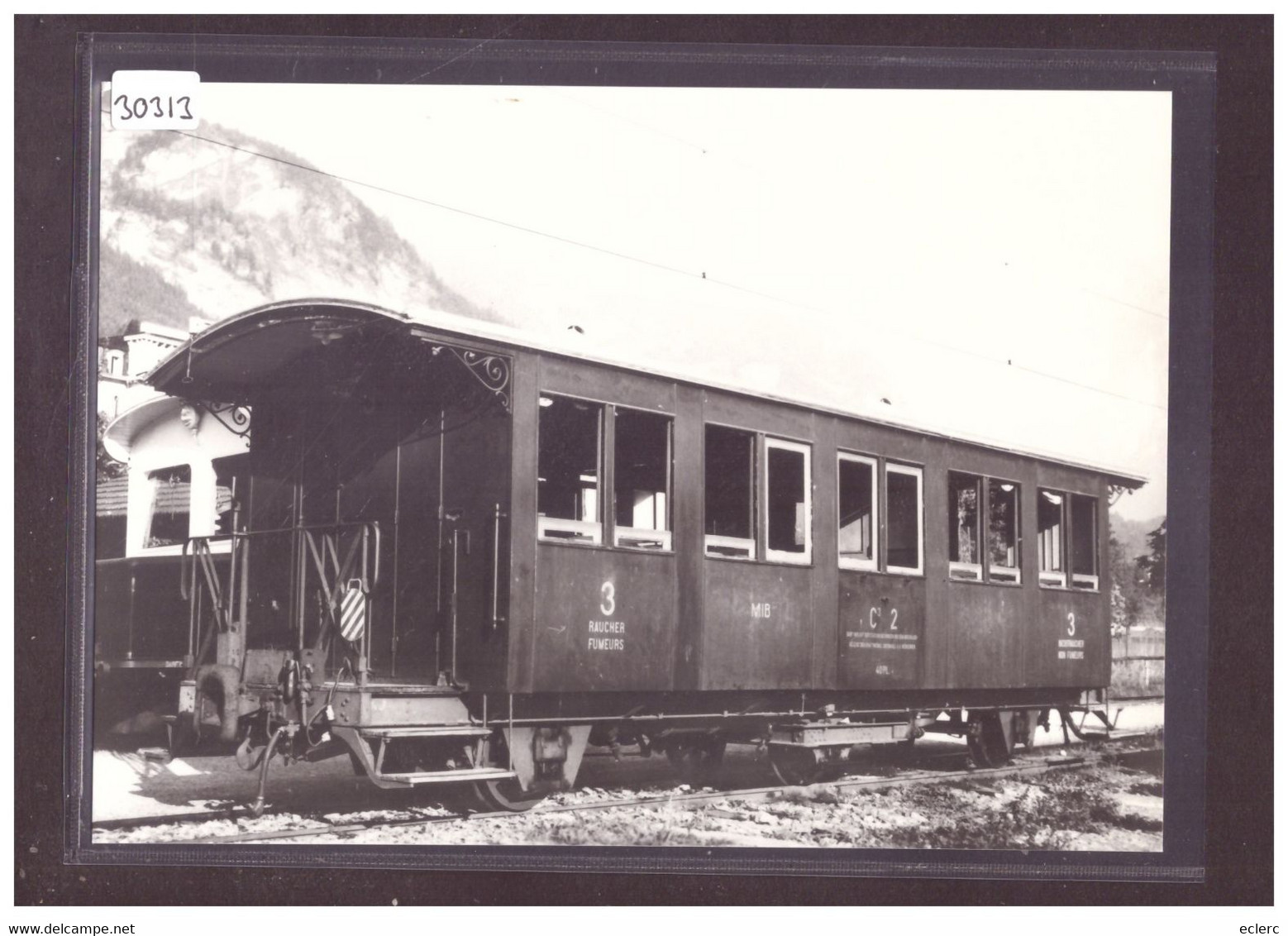 FORMAT 10x15cm - MIB - MEIRINGEN INNERTKIRCHEN BAHN - REPRO ANNEES 70 - LEUTWILER VERLAG - TRAIN - BAHN - TB - Innertkirchen