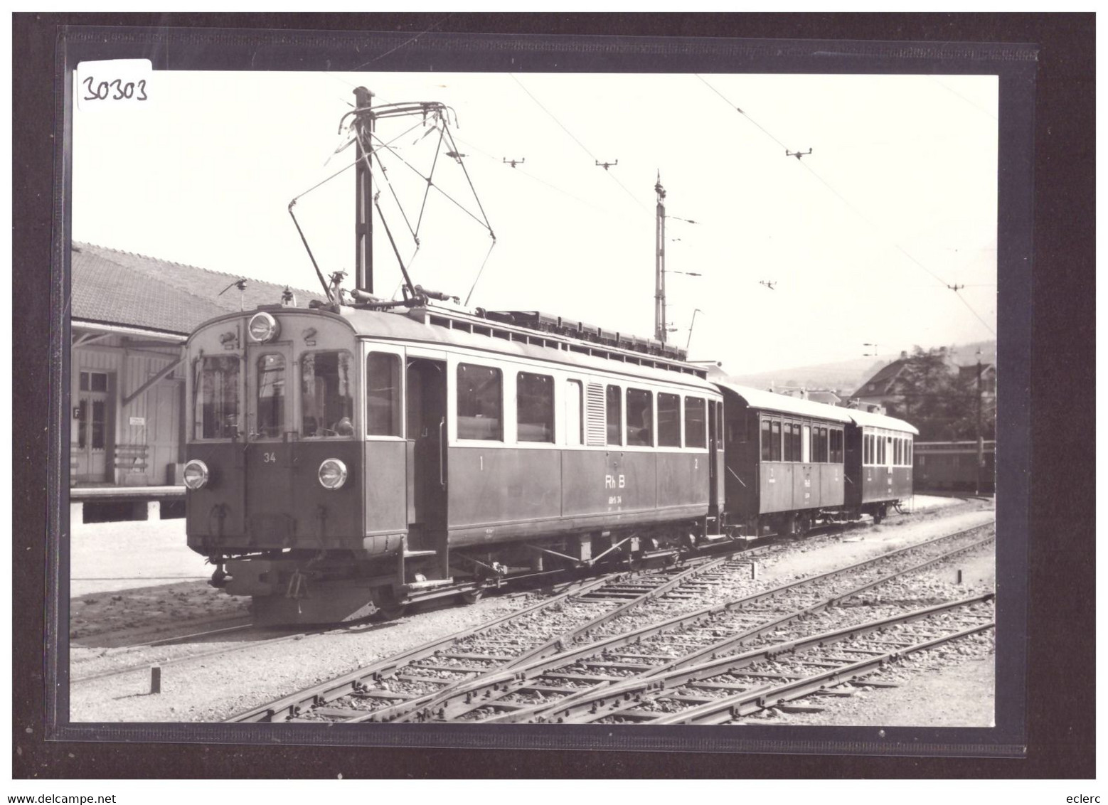 FORMAT 10x15cm - RhB - RHÄTISCHEN BAHN - REPRO ANNEES 70 - LEUTWILER VERLAG - TRAIN - BAHN - TB - Wiler Bei Utzenstorf