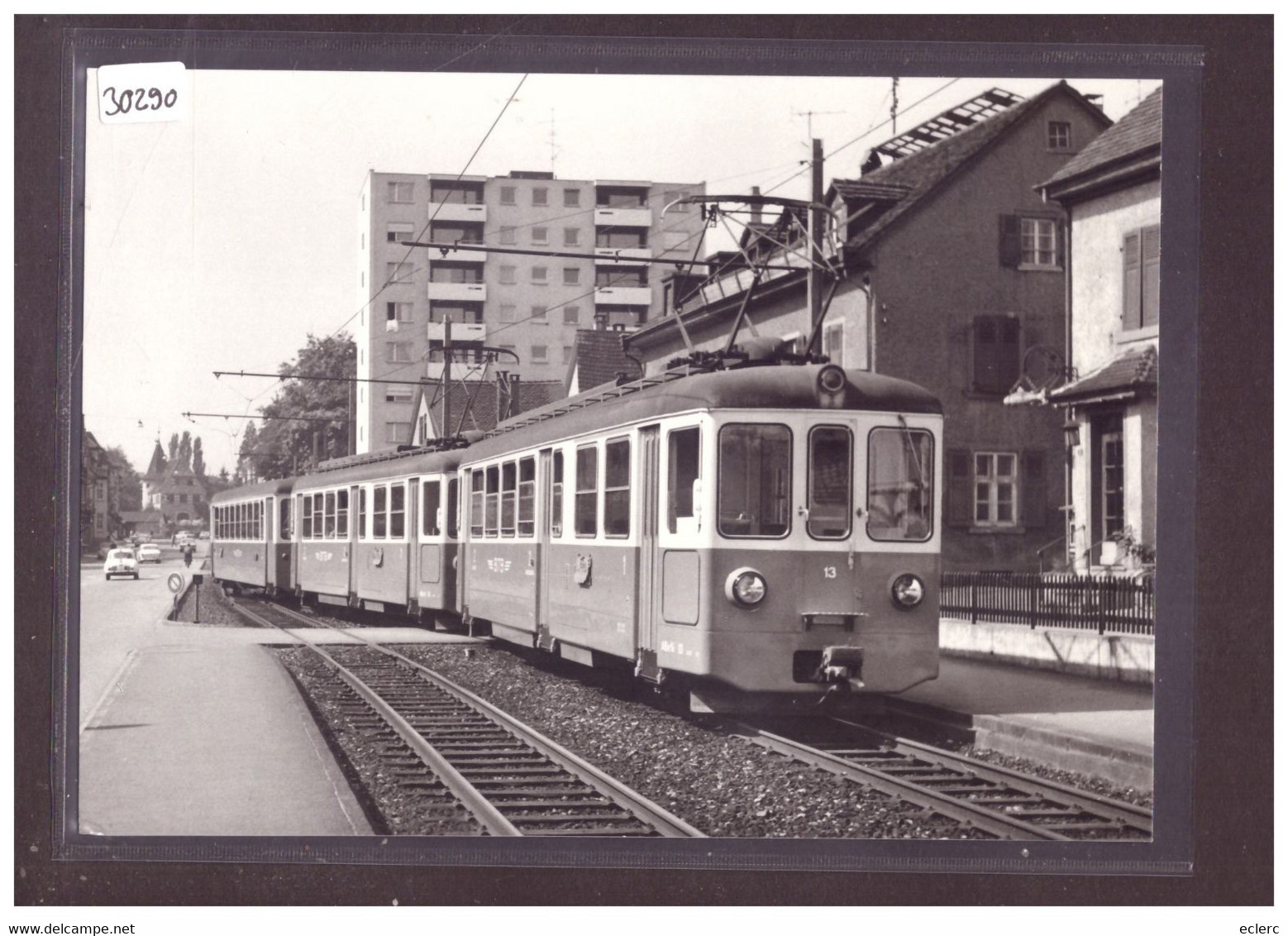 FORMAT 10x15cm - BTB BASEL TRAMWAY - REPRO ANNEES 70 - LEUTWILER VERLAG - TRAIN - BAHN - TB - Wiler Bei Utzenstorf