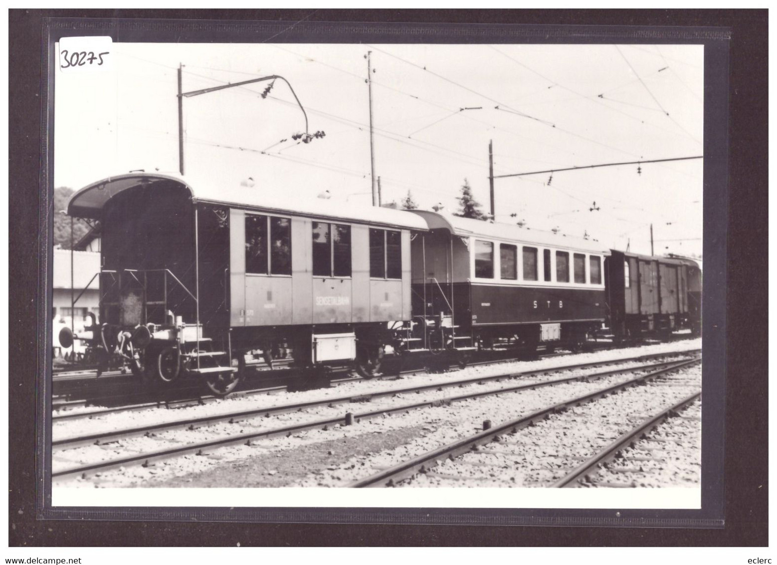 FORMAT 10x15cm - STB - SENSETAL BAHN - REPRO ANNEES 70 - LEUTWILER VERLAG - TRAIN - BAHN - TB - Wiler Bei Utzenstorf