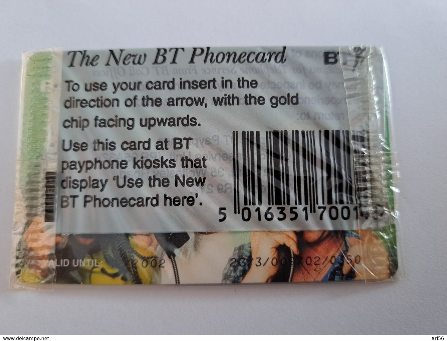 GREAT BRETAGNE  Chip Card 5 Pound Sealed In Wrapper /  4 PEOPLE ON PHONE   MINT CONDITION      **11016** - BT General