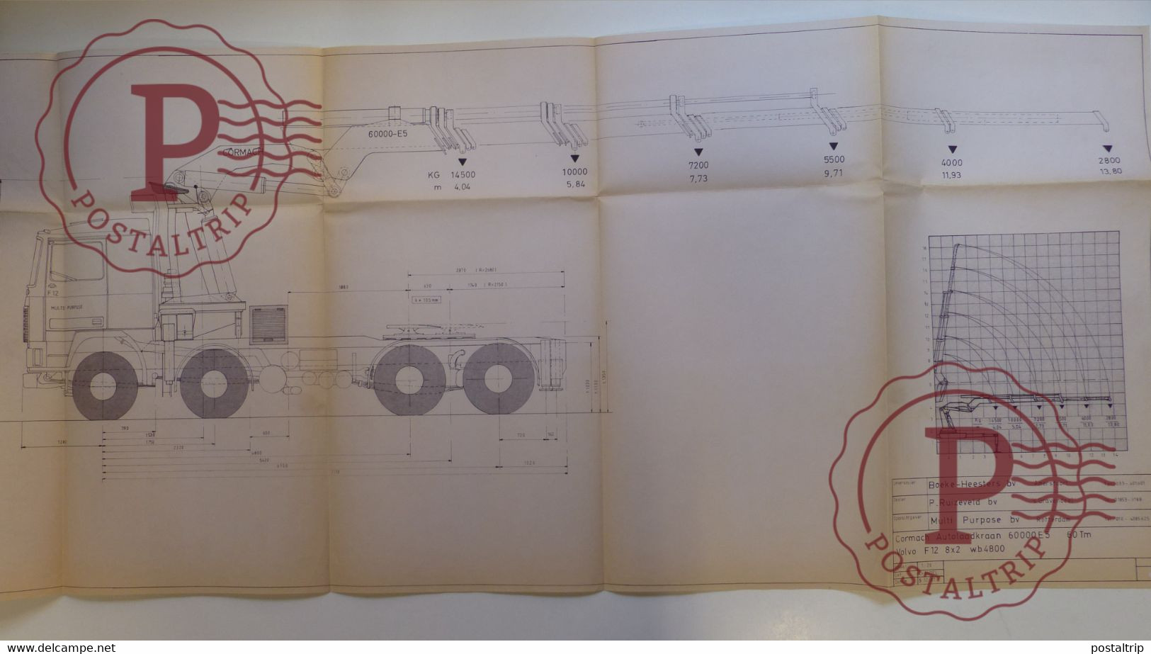 HUEGE LOT (+-35 PRINTS) lot technical drawings of military vehicles and electric circuits, including 'Fahrschulpanzer'