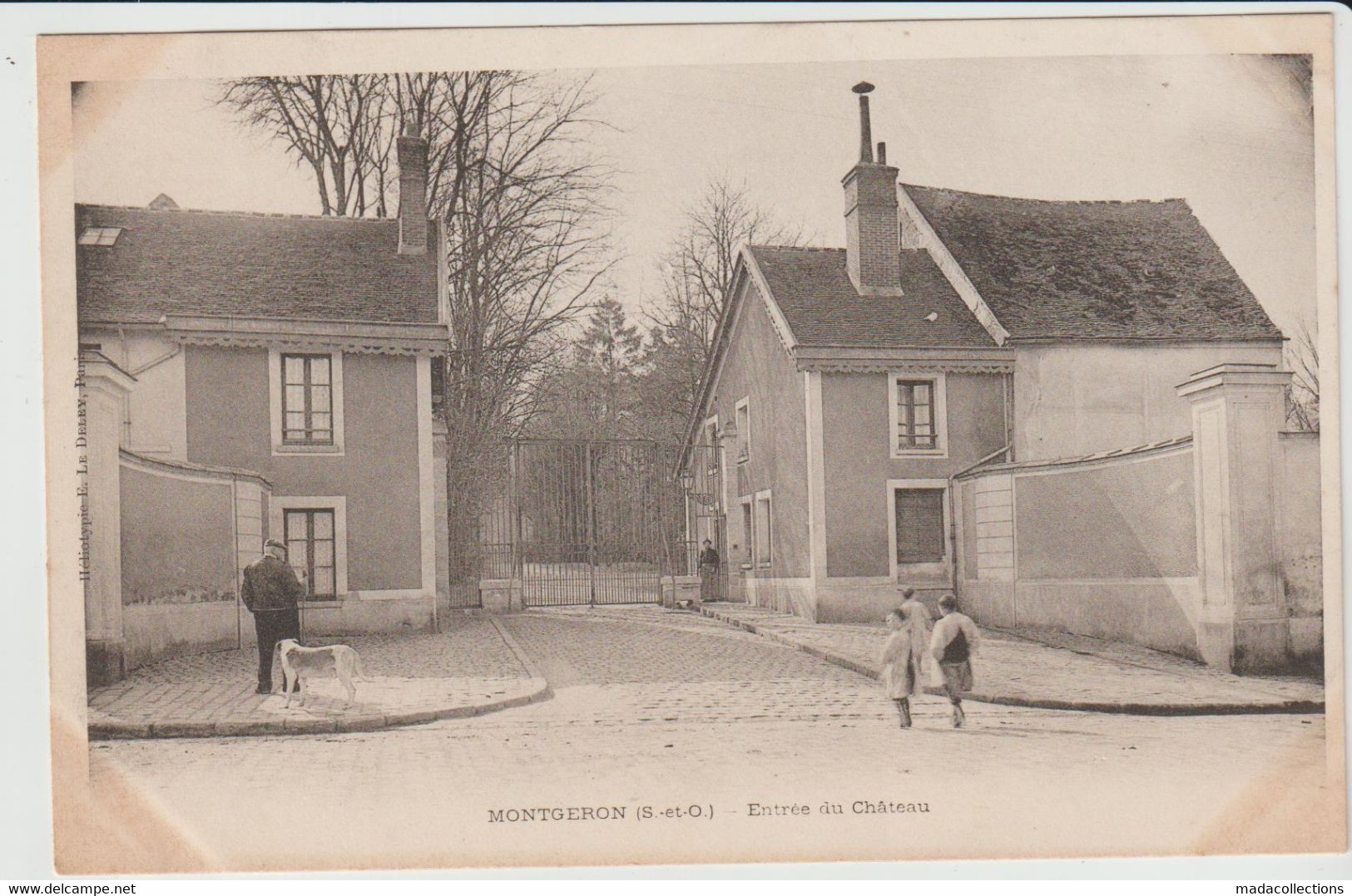 Montgeron (91 - Essonne)  Entrée Du Château - Montgeron