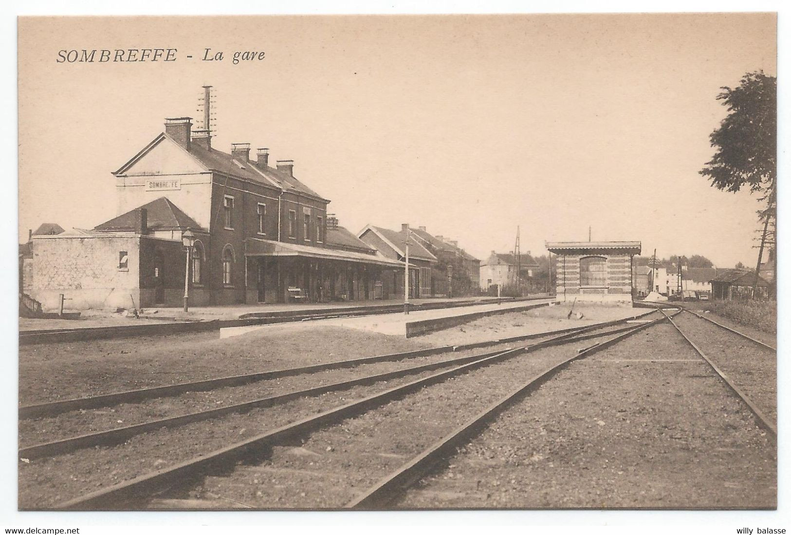 CPA SOMBREFFE La Gare - Sombreffe