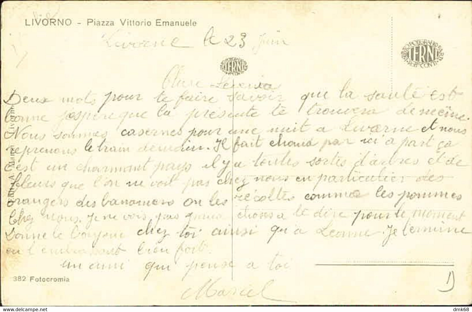 LIVORNO - PIAZZA VITTORIO EMANUELE  / TRAM - EDIZIONE CONTI - 1910s  (11496) - Livorno